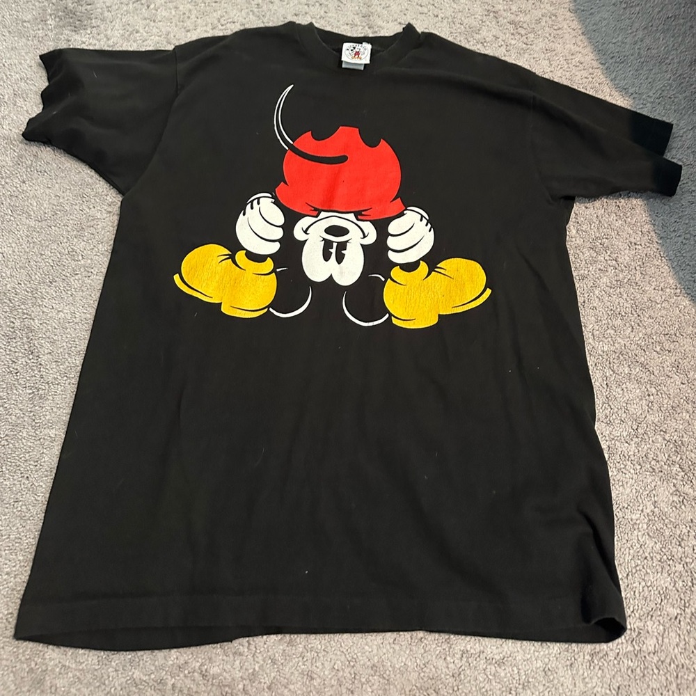 VINTAGE Upside Down Mickey T-Shirt